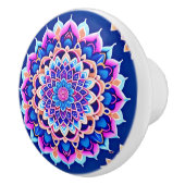 Symmetrische Mandala Knobs & Pulls Keramische Knop (Rechts)