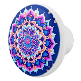 Symmetrische Mandala Knobs & Pulls Keramische Knop