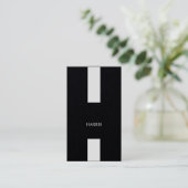 Symmetrische Mod Exquise Visitekaartje (Staand voorkant)