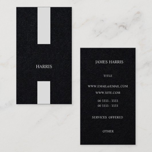 Symmetrische Mod Exquise Visitekaartje (Voorkant / Achterkant)