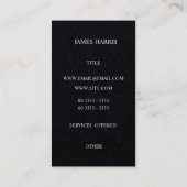 Symmetrische Mod Exquise Visitekaartje (Achterkant)