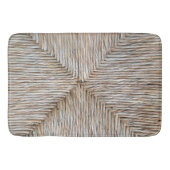 Symmetrische natuurlijke bamboe vezel weven badmat (Voorkant)