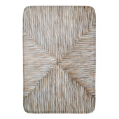 Symmetrische natuurlijke bamboe vezel weven badmat (Voorkant Verticaal)