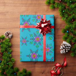 Symmetrische ontwerpen cadeaupapier