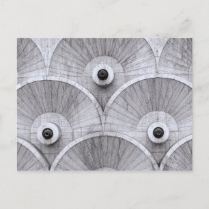 Symmetrische patronen in Yerevan, Armenië. Briefkaart
