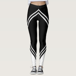 symmetrische rechte lijn MOOR-leggings Leggings