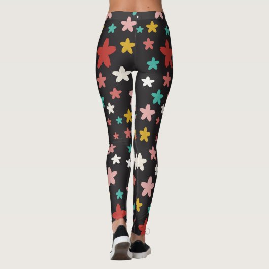 Symmetrische sterren leggings (Achterkant)