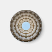 Symmetrische Worm's-Eye Uitzicht van een Grand Dom Magneet (Voorkant)