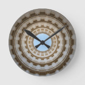 Symmetrische Worm's-Eye Uitzicht van een Grand Dom Ronde Klok (Voorkant)