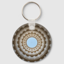 Symmetrische Worm's-Eye Uitzicht van een Grand Dom Sleutelhanger