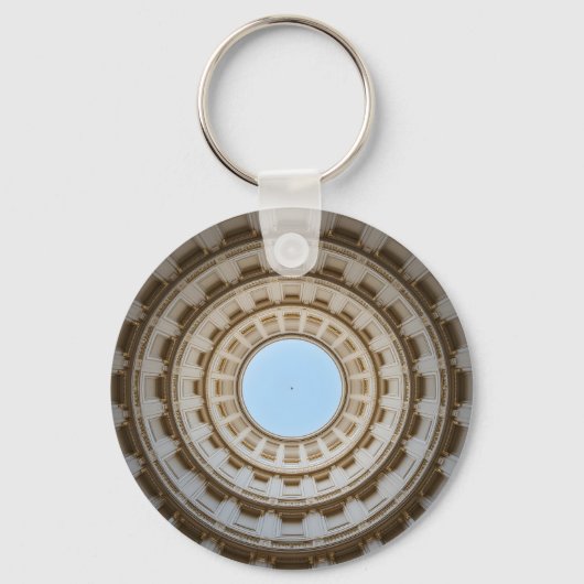 Symmetrische Worm's-Eye Uitzicht van een Grand Dom Sleutelhanger (Achterkant)