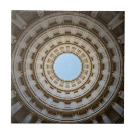 Symmetrische Worm's-Eye Uitzicht van een Grand Dom Tegeltje