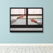 Symmetry Fausse Symetrie Canvas vervormen (Insitu (Houten vloer))