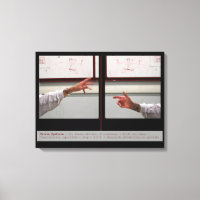 Symmetry Fausse Symetrie Canvas vervormen