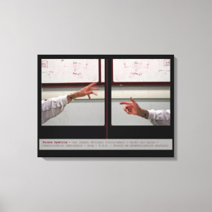 Symmetry Fausse Symetrie Canvas vervormen Afdruk