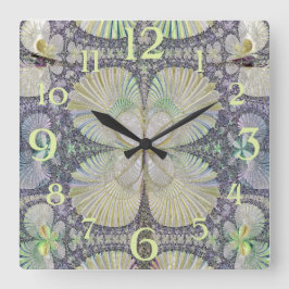 Symmetry (fully numbered) vierkante klok