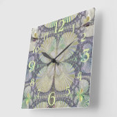 Symmetry (fully numbered) vierkante klok (Hoek)