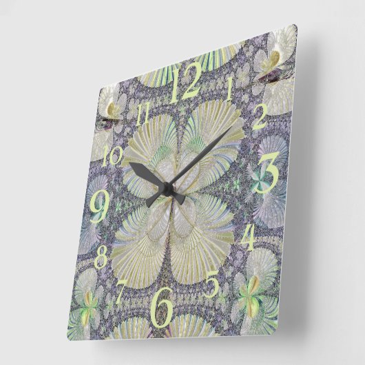 Symmetry (fully numbered) vierkante klok (Hoek)