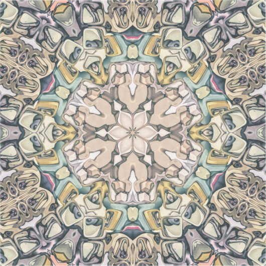 Symmetry of Shapes Sticker (Voorkant)