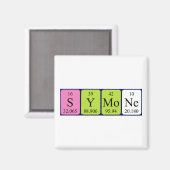 Symone periodieke table name magnet (Voorkant / Achterkant)