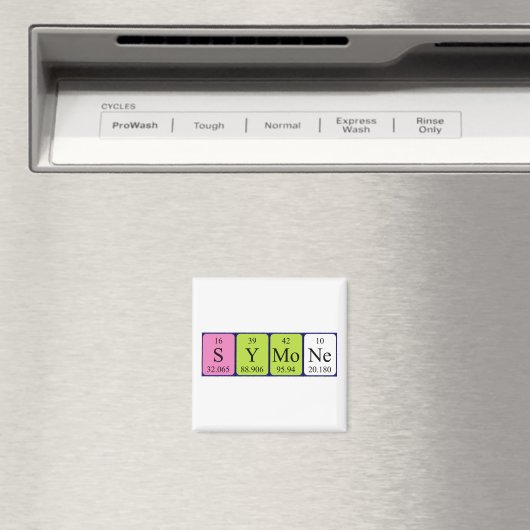 Symone periodieke table name magnet (Insitu (Vaatwasser))