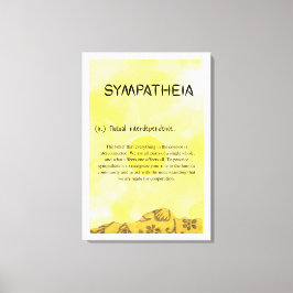 Sympatheia opgespannen canvasprint canvas afdruk
