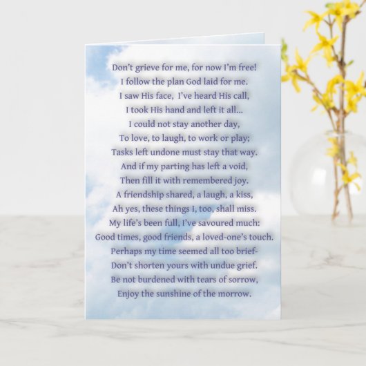 Sympathie 3 Kaart (Gele Bloem)