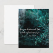 sympathie / aanmoediging Wenskaart Bedankkaart (Voorkant / Achterkant)