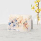 Sympathie Abstracte hondenbloemen Kaart (Gele Bloem)