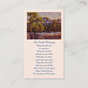 Sympathie Afbeelding Herdenking Olieverfschilderij Visitekaartje