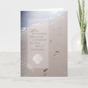 sympathie   Beach Footprint   Scallop Seashell Kaart