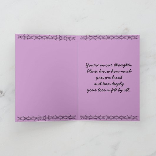 sympathie bedankkaart (Binnen)