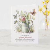 Sympathie Bedankt dat je kunt kijken Kaart (Gele Bloem)