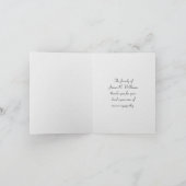 Sympathie bedankt familie kaart (Binnen)