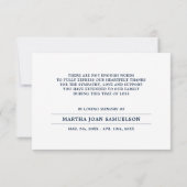 Sympathie bedankt jullie Memorial Sunset Ocean Bea (Achterkant)