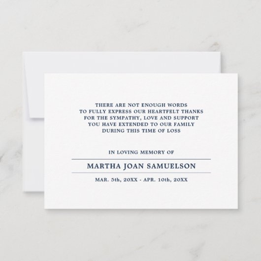 Sympathie bedankt jullie Memorial Sunset Ocean Bea (Achterkant)