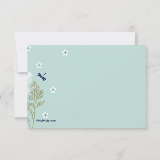 Sympathie bedankt kaart (Achterkant)