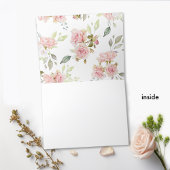 Sympathie Bedankt Opmerking, Blush Pink Floral Fun