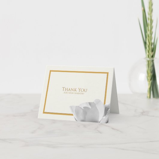 Sympathie Bedankt Opmerking Kaart - Tulp (Voorkant)