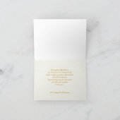 Sympathie Bedankt Opmerking Kaart - Tulp (Binnen)