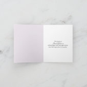 Sympathie Bedankt Vlinder op een orchidee Kaart (Binnen)