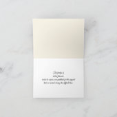 Sympathie Bedankt Wildflower Field Kaart (Binnen)