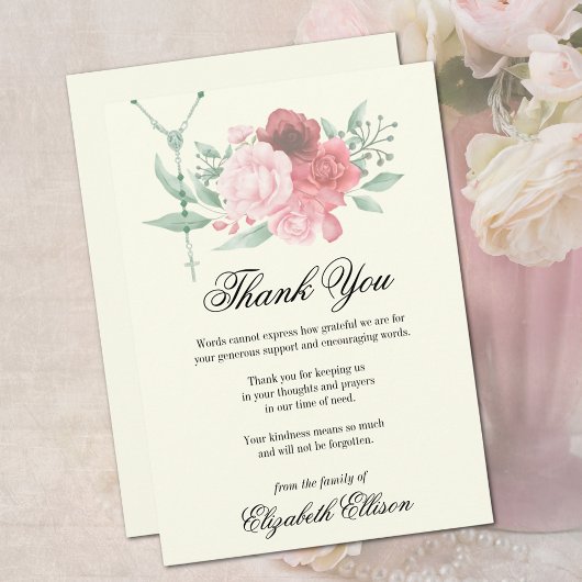 Sympathie begrafenis bedankt religie