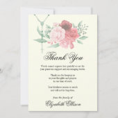 Sympathie begrafenis bedankt religie (Voorkant)