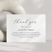 Sympathie Begrafenis Dank je kaarten