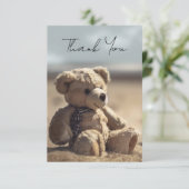 Sympathie begrafenis foto Dank je wel Bedankkaart (Staand voorkant)