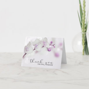 Sympathie Begrafenis Paarse Orchideeën BEDANKT