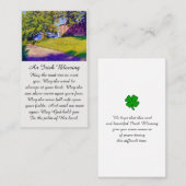 Sympathie Begrafenis Sereniteit Gebed Kaart Visitekaartje (Voorkant / Achterkant)