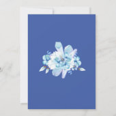 Sympathie Bereavement Waterverf Floral Bedankkaart (Achterkant)