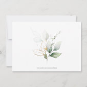 Sympathie Betrouwbaarheidsdienst Mass Dank u Memor Bedankkaart (Achterkant)